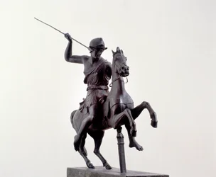 Amazon on horseback (bronze sculpture after a Greek original from the 3rd century BC)