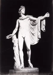 Apollo Belvedere, Copy of a Greek 4th Century BC Original, Prior to the Removal of Previous Restorations