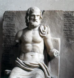 Euripides, Greek tragic poet (Roman imperial marble)
