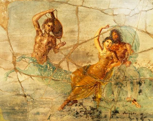Fresco Depicting Poseidon and Amphitrite