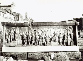 Pluteus of Trajan with Depictions of the Institutio Alimentaria