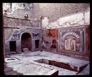 View of the Triclinium of the Casa di Nettuno e Anfitrite