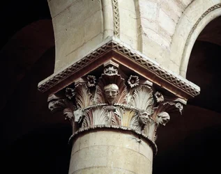 Carved capital
