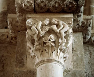 Representation of the Winds (carved capital)