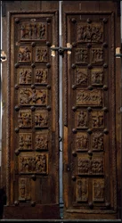 Wooden Door from the Church of St. Mary of the Capitol in Cologne