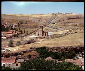 View of church, founded by the Knights of the Order of the Temple