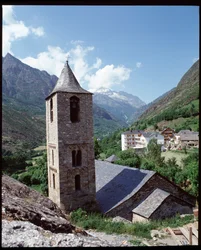 View of the church of St Joan de Boi