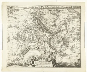 Bombardment of Luxembourg by Marshal de Créquy, 1684