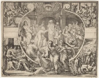 Raising of Lazarus with Scenes from the Life of Christ