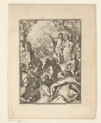 Stadtholder William III and Mary Stuart Among Mythical Figures