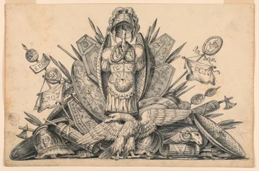 A Trophy of Weapons Intended to be Executed in Painting