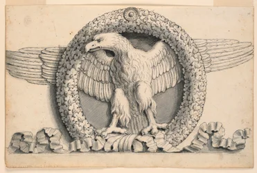 Oak Leaf Wreath with Eagle