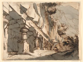 Stage Design, Cave and Temple