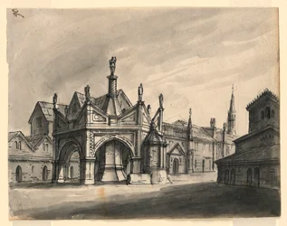 Stage Design, Exterior of Gothic Buildings