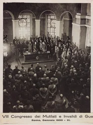 VIII Congress of Maimed and Invalids of War - Rome, January 1933