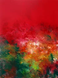 Fiery Autumn Landscape