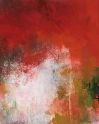 Vibrant Red Abstract