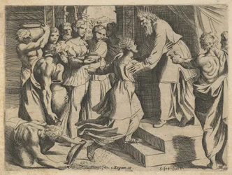 The Queen of Sheba Bringing Gifts to King Solomon