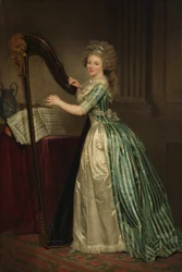 Self-Portrait with a Harp, 1791