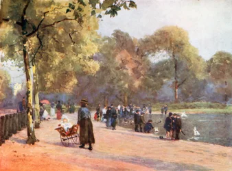 Sailing-Boats on the Serpentine