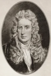 Sir Isaac Newton, from Living Biographies of Famous Men