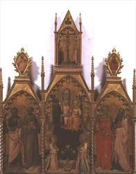 Madonna and Child Enthroned with Saints
