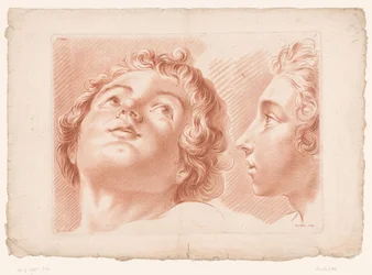Two Heads of Boys (Principles of Drawing from Nature, Part Three)