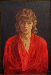 Speedy with Red Blouse