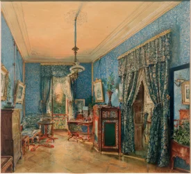 Blue Cabinet