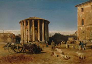 The Temple of Vesta in Rome