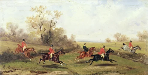 Hunting scene, c.1920