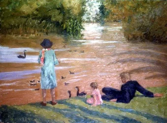 Feeding the Swans