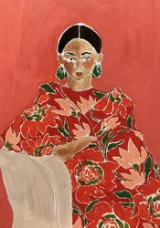 Vibrant Fashion Portrait