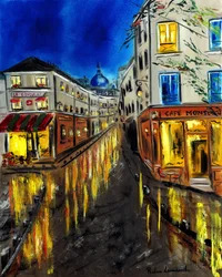 Night at Montmartre Paris, 2023