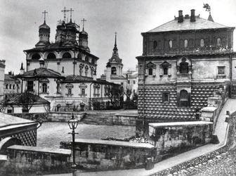 House of the Romanov Boyars in the Monastery of the Sign, and the Cathedral of the Sign, Moscow