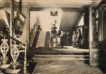 Interior of the Hotel Slavianski Bazaar in Moscow