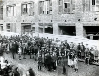 St Petersburg factory workers on strike in protest against the Lena massacre, 1912