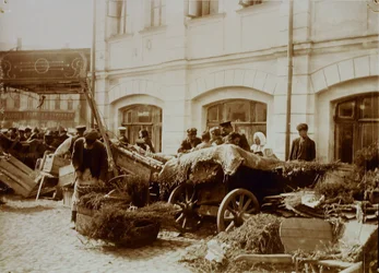 The Sukharev Market In Moscow