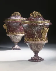 A pair of vases, c.1790