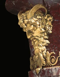 Detail from one of a pair of vases, c.1790