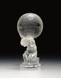 Hand-Seal Carved as Atlas