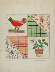 Applique Quilt, c. 1936