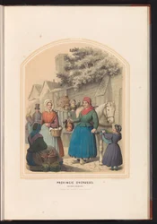Traditional Costume of Lonneker and Losser in Overijssel, 1857