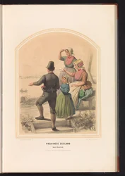 Costume of North Beveland in Zeeland, 1857