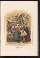 Costume of Schouwen and Duiveland in Zeeland, 1857