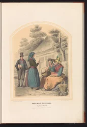 Costume of Staphorst and Rouveen in Overijssel, 1857