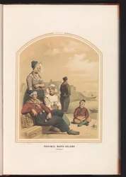 Costume of Volendam in North Holland, 1857