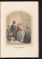 Costume of Island Marken in North Holland, 1857
