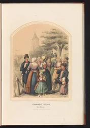 Costume of the Island of Walcheren in Zeeland, 1857