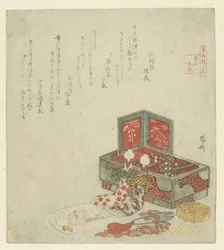 Two Puppets Resting Against a Box